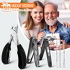 Toenail Clippers for Seniors Thick Toenails, DRMODE Heavy Duty Toe