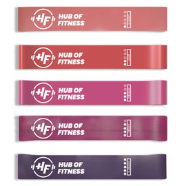 Resistance Band set for men and women, [Set of 5] Exercise Bands, Fitness Bands for Home Workout, Home Gym, Abs Home Exercise, Arm, Leg, Hip, Yoga, Pilates, Loop, resistant bands