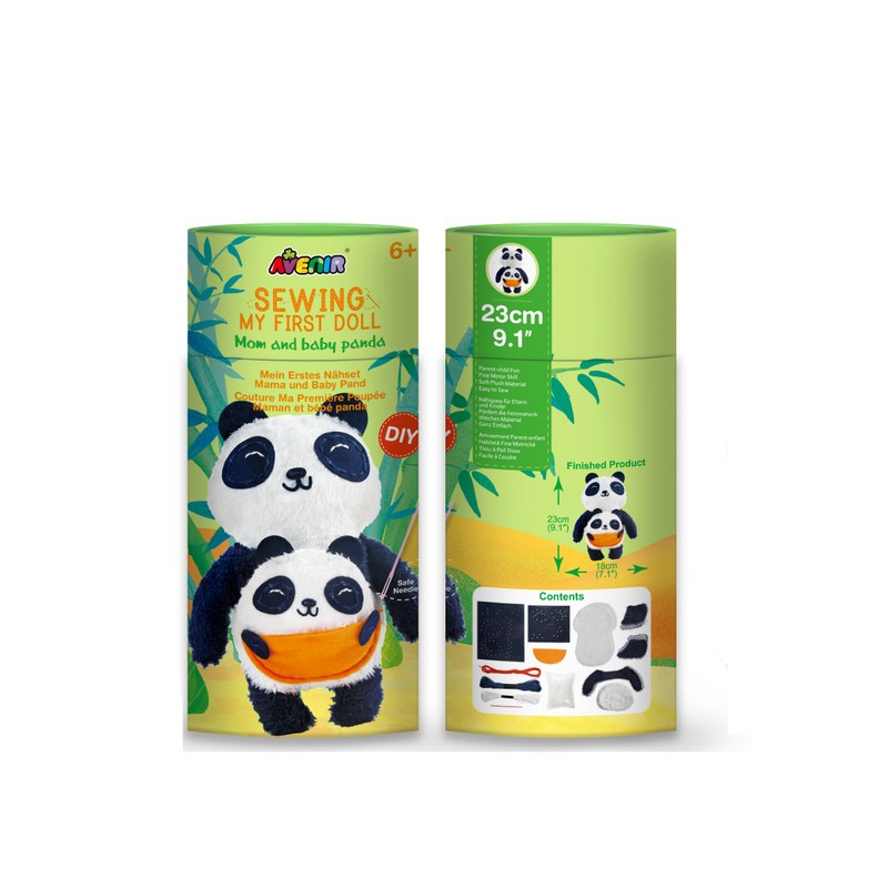 Avenirkids Sewing My First Doll Panda and Baby DIY