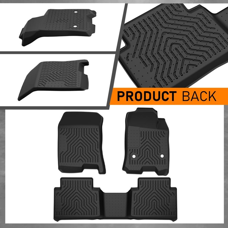 G-PLUS Floor Mats 1st & 2nd Row,Compatible with Chevy Colorado