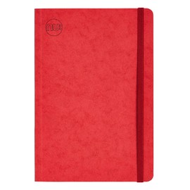nu: Notebooks - Craze Cloud Range - A5 Journal - Journal Supplies - Stationery Notebooks - Ruled Notepad - Red - 160 Pages