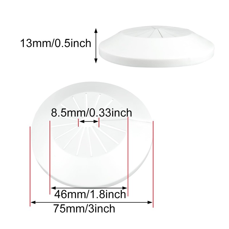 Flange Pipe Cover Decoration Plumbing Cover Plates Escutcheon Water Drain