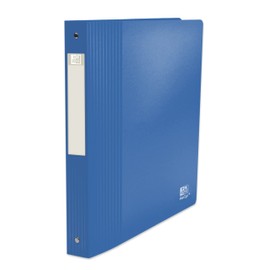 OXFORD School Life Recyc+ Folder A4XL 40 mm Spine 4 Round Rings Recycled Polypropylene Cover Assorted Colours