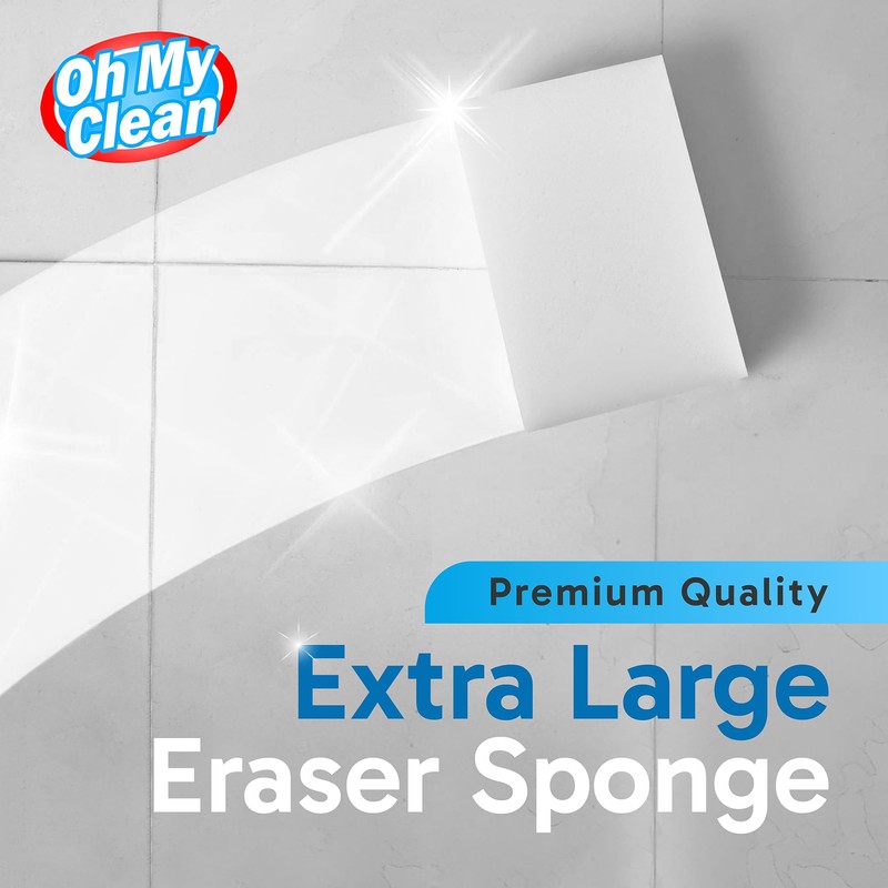 (100 Pack) Extra Large Eraser Sponge - Extra Thick, Long