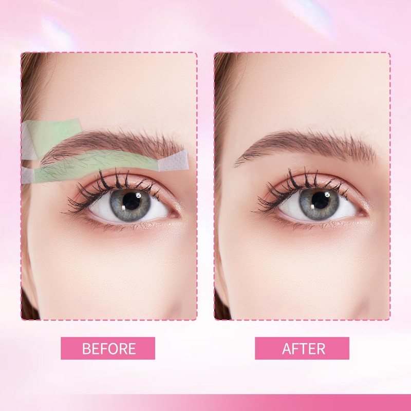 Eyebrow Wax Strips Cold Waxing Strip for Eyebrow Ready to