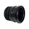 FloPlast Soil Universal Pipe Connector Black