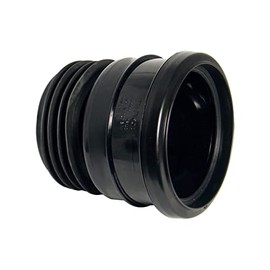 FloPlast Soil Universal Pipe Connector Black