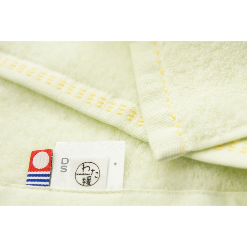 Imabari Towel Presso Watahime Wash Towel, Green, 1-62008-51-G