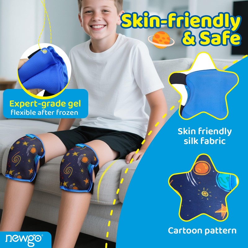 NEWGO Kids Ice Pack for Knee Replacement Surgery, Reusable Gel