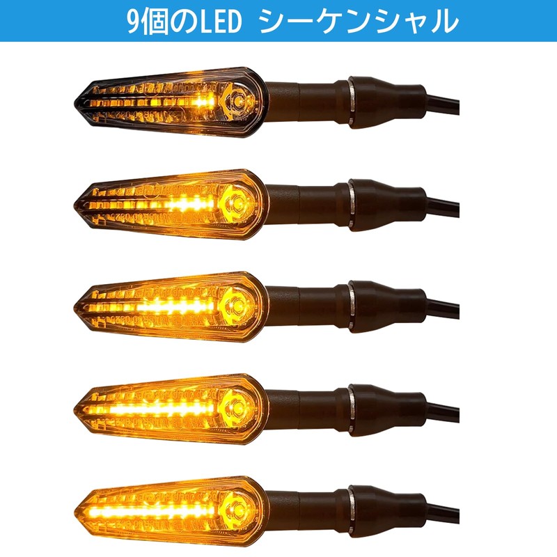KSHOSIYOK Turn Signal, Motorcycle, Mini, Vehicle Inspection, Small, General, LED,