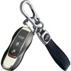 PU Leather Car Keychain, Handmade Key Fob Key Chain for