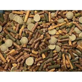 Supreme Freshwater Aquatic Snail Food Mix with Calcium,Bug Sticks,Krill,Spirulina & Garlic ABF208N2 (1oz Sample)