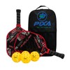 PIXA Angular Smash 13mm Fiberglass Pickleball Paddle Set of 2,