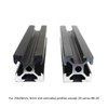 BLCCLOY 8Pcs 2020 Aluminum Extrusion T Slot Corner Bracket 20