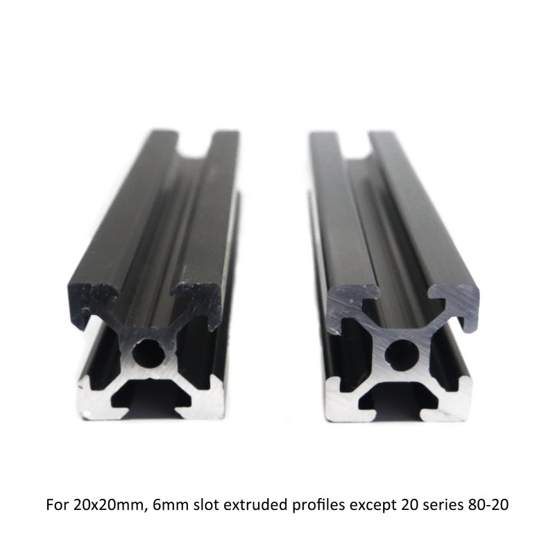 BLCCLOY 8Pcs 2020 Aluminum Extrusion T Slot Corner Bracket 20