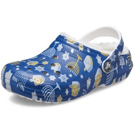Crocs Classic Clog - Seasonal Graphic (Little Kid/Big Kid), Hanukkah, 6 Toddler