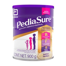 PediaSure - Vainilla en Polvo, 900g, Fórmula Especializada para Niños de 1 a 10 años, Nutrientes Esenciales, Prebióticos, Proteínas, Vitaminas y Minerales, Crecimiento Clínicamente Comprobado