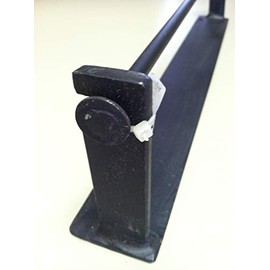 THE PROCESSOR Heavy Duty Iron Bracket for Roll of 500 Hair Processing Caps/Bags Made in the USA (roll of bags shown NOT included)