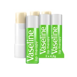 Vaseline Lip Therapy Aloe Vera Tinted Lip Balm Lipstick with Aloe Vera and Vitamin E (Aloe Vera 2 x 4.8 g)