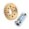 Worm Speed Reducer 28:1 Reduction Ratio Motor Internal Drive Accessories