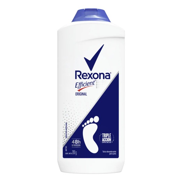 Talco Desodorante para Pies Rexona Efficient Original 200 g