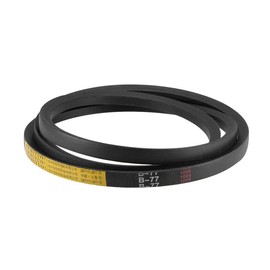 sourcing map B-77 V-Belts 77" Pitch Length, B-Section Rubber Drive Belt