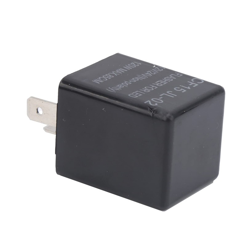 LED Flasher Relay 3 Pin Non-Polarity 12V 24V 180W Normally