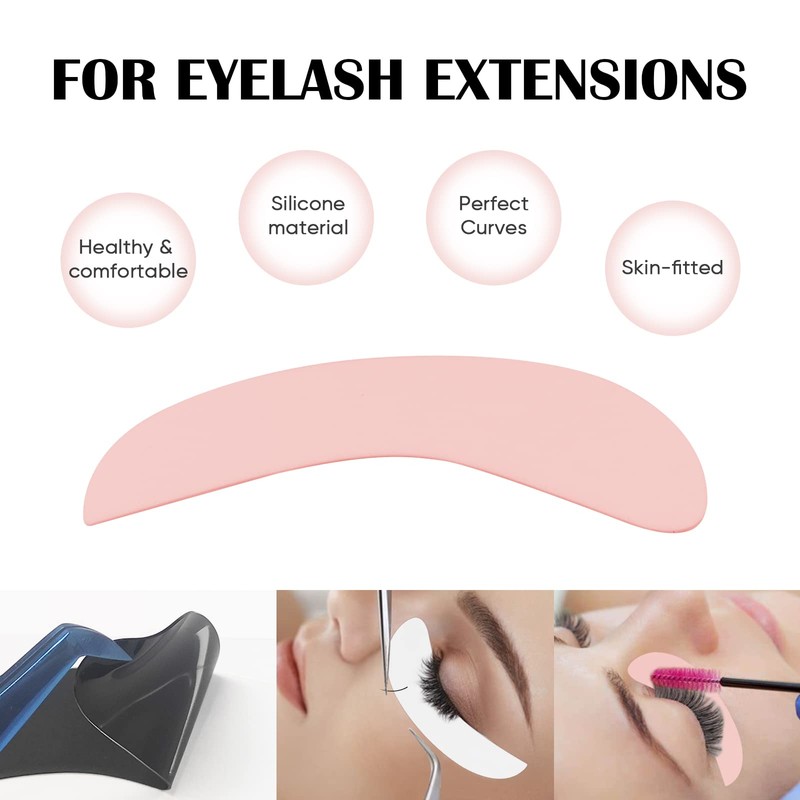 Libeauty 3 Pairs Reusable Eyelash Extension Eyepad Eyelash Lift/Tint Under