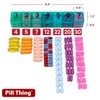 7 Times a Day Weekly Pill Box Organizer Case, Secure