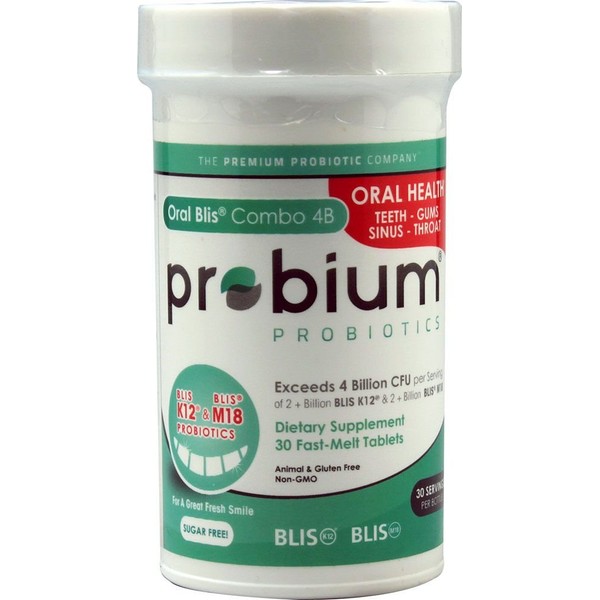 Probium Premium Probiotics Oral Blis Combo 4B 4 Billion Cfu 30 Tabs