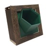 Generic Vertical Wall Planter Wooden Frame Pot Modern with Drainage Holes Wall Planter Indoor Self Watering Pot for House Living Room