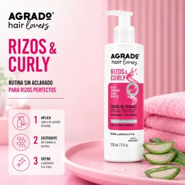 Crema Para Peinar Rizos Definidos Agrado 230ml