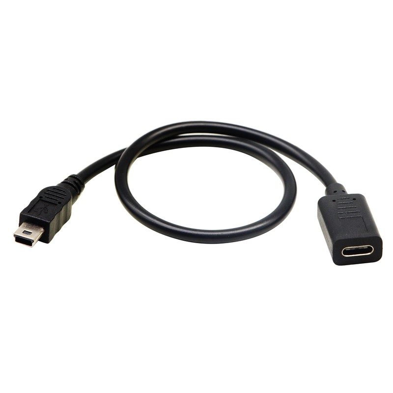 zdyCGTime 2-Pack USB 2.0 Type-C Female to USB Mini B