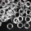 Quzhou 200 Pieces Roman Blind Curtain Rings Clear Plastic Rings,