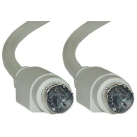 CableWholesale 6C Straight 3-Feet MiniDin6 Male/MiniDin6 Male Cable (10M2-01103)