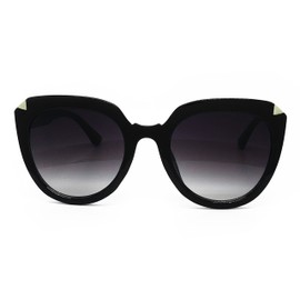 O2 Eyewear 7236 Premium Oversize XXL Women Men Tinted Fashion Sunglasses (Oversized, OMBRE BLACK)