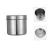 CIYODO Pack of 2 Stainless Steel Storage Tank, Home Storage