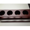 Nexxt NIB Nexxt Contemporary Wall Shelf Mahogany Wood Wine Rack