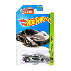 Hot Wheels McLaren P1 - HW Workshop 223/250 - L2593 - Long Card -Silver - 2013