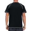 Camisetas de natación para hombre, protección solar UPF 50+, playera
