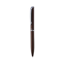 Pentel BL2007 Energel Philography, Satin Metal Brown Barrel, Gel ink Rollerball, 0.7mm Tip, Black ink (One Pen)