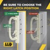 8.5" Legacy Sliding Patio Glass Door Handle Set – Offset
