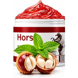 Horse Chestnut Massage Gel, Cooling Body Gel for Daily Massage Care 100g