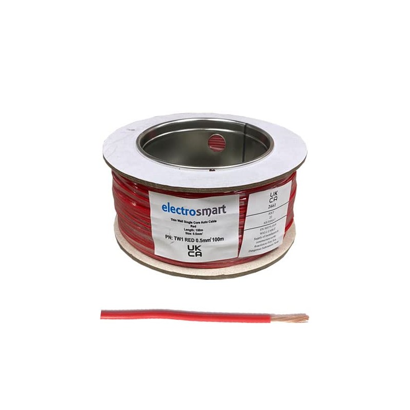 electrosmart 12V 24V Single Core Copper Automotive Auto Car Marine