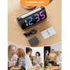 Netzu Alarm Clocks Bedside, Digital Clock for Bedroom, Kids Alarm