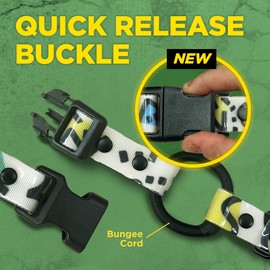 Dogtra Tom Davis Quick Release 3/4" Inch Strap with Buckle Waterproof Biothane for Remote Training E-Collar Easy Adjustable Comfortable for 280C 2.0 Receiver 28" - Beige