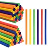 60 Pieces Rhythm Sticks for Kids Bulk, Wood Lummi Sticks