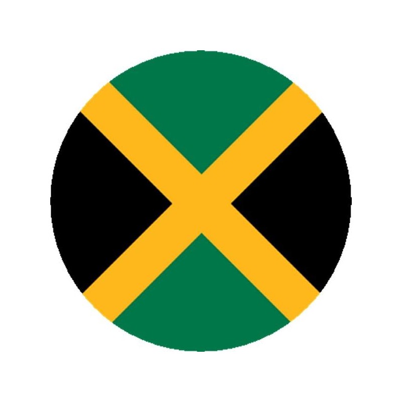 Set Of 4 Jamaica Synthetic Leather Round Coasters And Gift