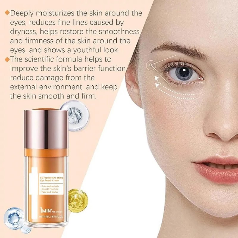 Crema Reafirmante Para Ojos Papa Feel 5d Peptide Antiarrugas