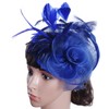 Fascinators Hat Flower Women Girls Hair Mesh Feather Clip Elegant